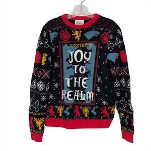 Game of Thrones “Joy to the Realm” Sweater, Sz S